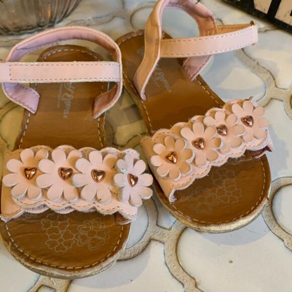 Self Esteem Pink Floral Sandal - Picture 1 of 6
